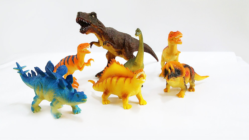 搪胶玩具小恐龙