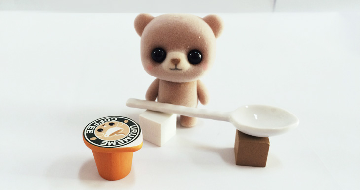 咖啡休闲系列小白熊+小猫